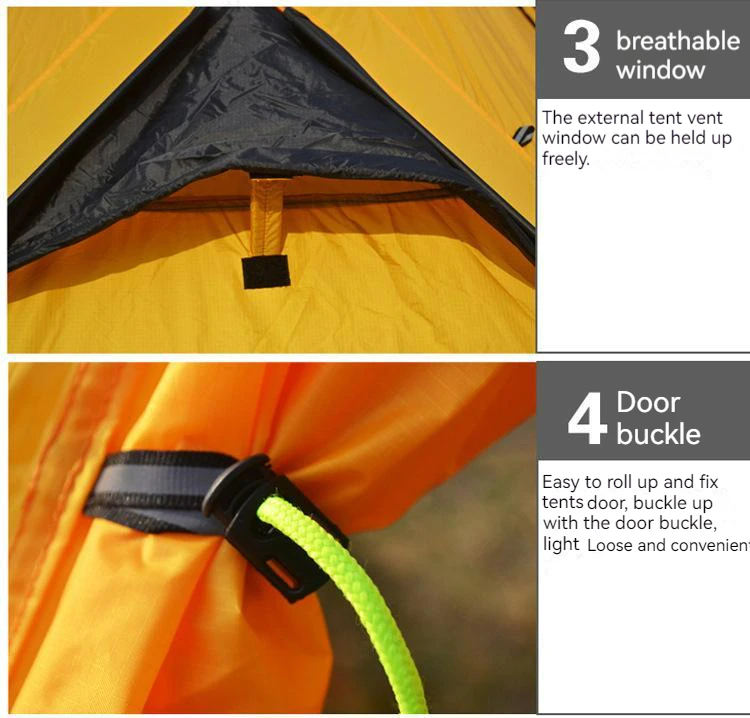 Cheap Goat Tents Good Quality Double Layer 3 4 Person Waterproof Pu5000mm Ultralight Ultralarge Outdoor Tent Tente De Camping Barraca Bivvy Tents 
